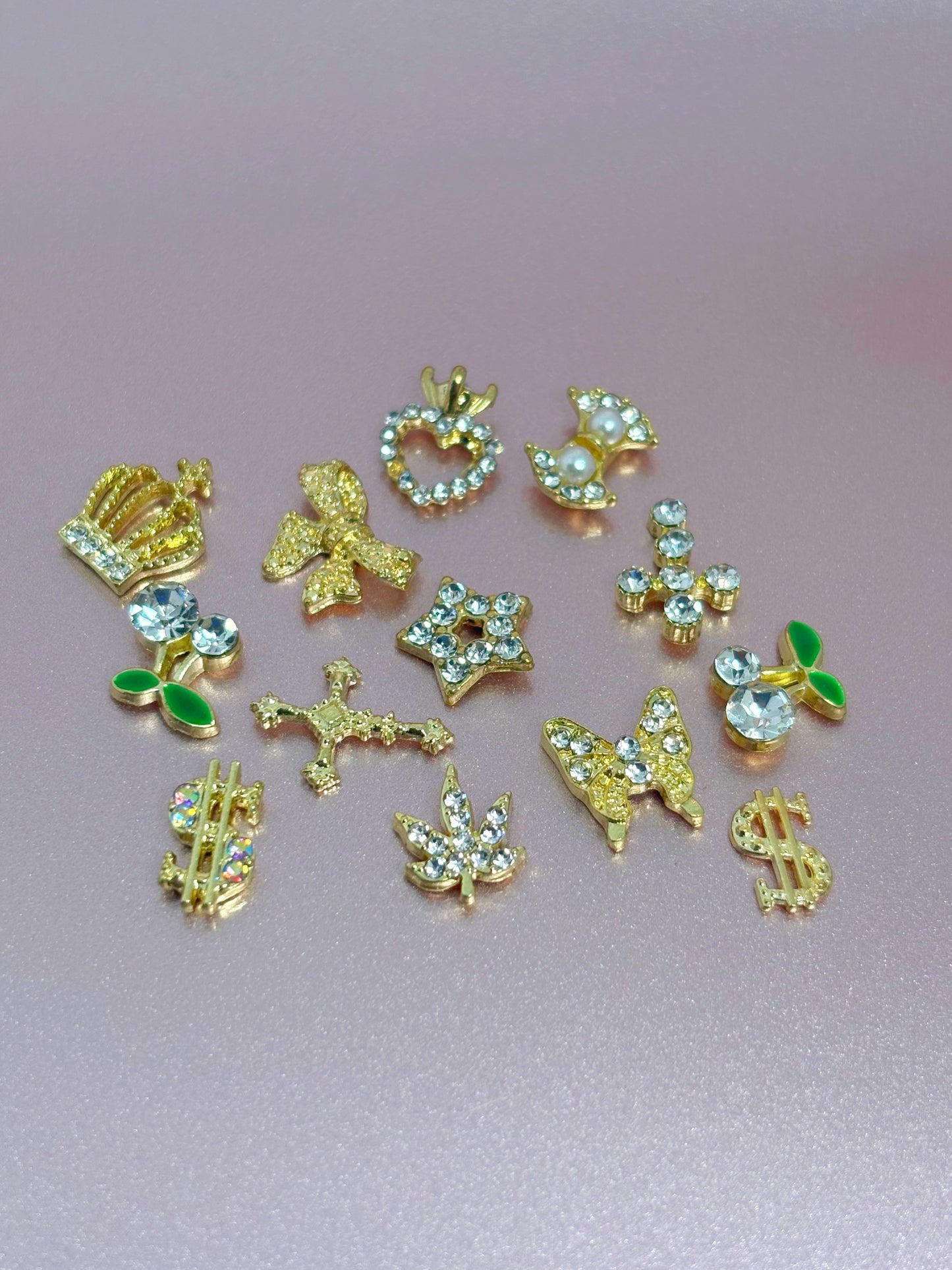 10 Gold Charms